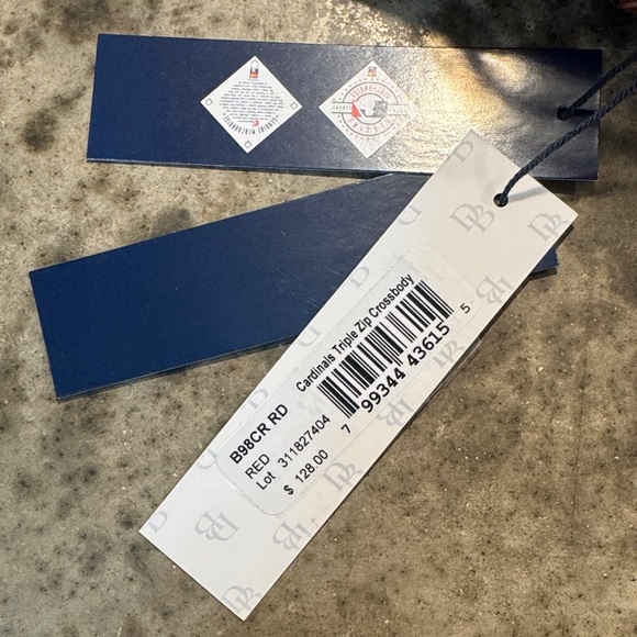 Dooney & Bourke Cardinals baseball Crossbody Bag - Picture 3 of 4